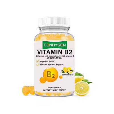 Salutevole Vitamina B2 gomme 60 gomme CoQ10 Sistema Nervoso Supporto OEM ODM