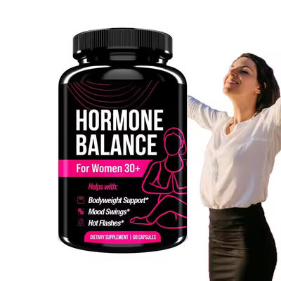 Capsule di bilanciamento ormonale organico con estratto di radice di Tribulus Terrestris Ashwagandha