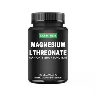 Capsule di magnesio a gusto personalizzato con L-treonato aumentano l'energia