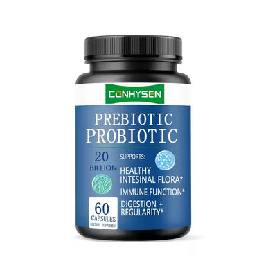 Capsule prebiotiche Top Probiotici integratori a base di erbe Capsule Microbioma intestinale e salute digestiva