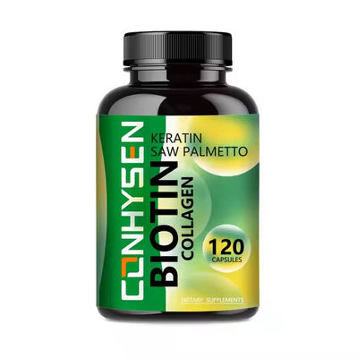 Capsule di biotina e collagene di sapore personalizzato favoriscono la forza e l'elasticità della pelle
