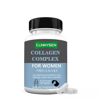 Capsule complesse di collagene per donne Biotina Vitamina C Supplemento di fabbrica Fornitore
