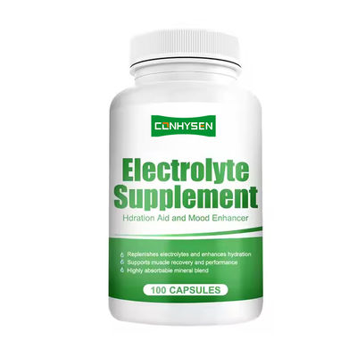 Capsule di elettroliti migliorano l'idratazione