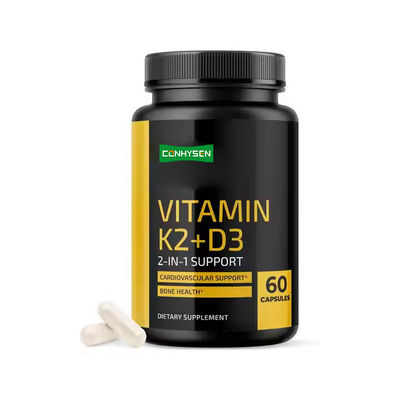 Supporto Cardiovascolare Supplemento di Calcio Capsule Vitamina K2 D3 Capsule OEM ODM