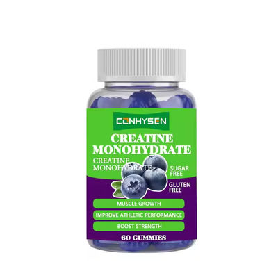 OEM Creatine Monohydrate Gummies Migliorare la concentrazione Supplemento di allenamento di forza