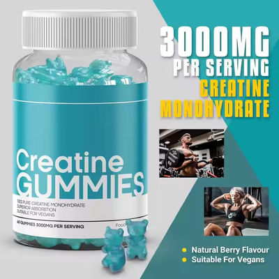 Creatine Gummies migliora le prestazioni atletiche Creatine Monohydrate Supplement 60 Gummies
