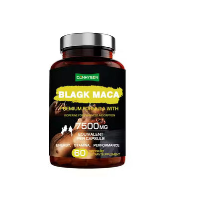 Le capsule di radice di maca nera aumentano la libido per le prestazioni maschili