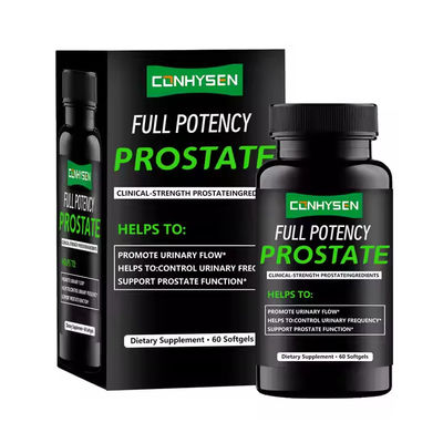 OEM Saw Palmetto Prostate Softgels per uomini promuove la salute del flusso urinario