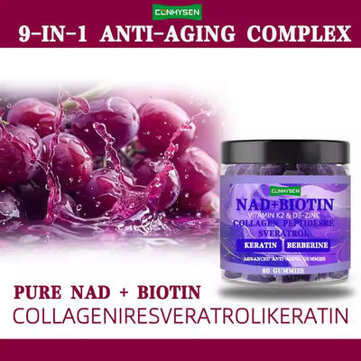 Collagene Berberina NAD Biotina gomme Riduce rallenta l'invecchiamento