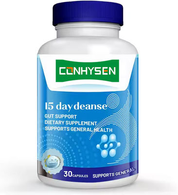 Marca privata 15 giorni capsule di pulizia intestinale per la salute digestiva e intestinale salute del corpo dimagrimento