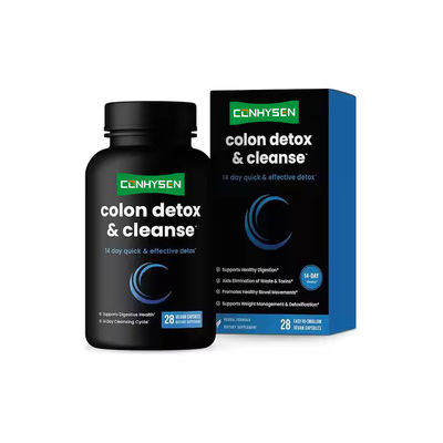 OEM Capsule per la pulizia del colon Detox Per la perdita di peso Enzimi digestivi Capsule per l' estratto di foglie di Senna