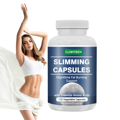 Capsule dimagranti notturne OEM / ODM con proprietà antiossidanti, capsule vegetali