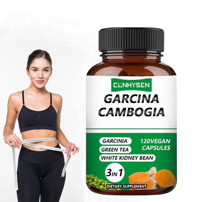 Personalizzazione Capsule di Garcinia Cambogia 3 in 1 Supporta la Forza con Fagioli Bianchi