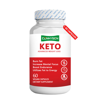 Produttore di integratori KETO Capsule Perdita di peso avanzata Aumentare la concentrazione mentale Capsule vegane