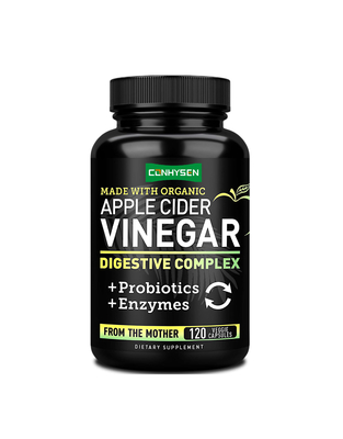 Capsule ACV per la perdita di peso OEM/ODM, Capsule di aceto di sidro di mele, Soppressore dell'appetito, Capsule di enzimi vitaminici all'aceto di sidro di mele