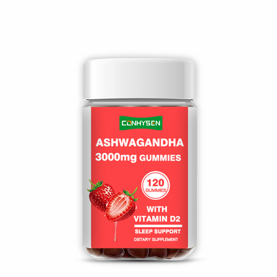 Al dettaglio gomma di Ashwagandha personalizzata Supporto dell'umore quotidiano e resistenza allo stress