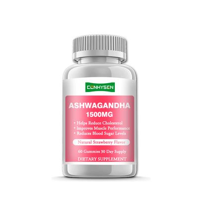 Gomme di Ashwagandha per la prestazione muscolare - 18 mesi di durata