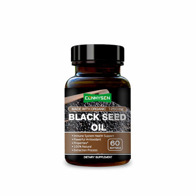 Ingrosso Personalizzato Capsule Molli di Olio di Cumino Nero Mantenimento del Peso Sano Fabbrica