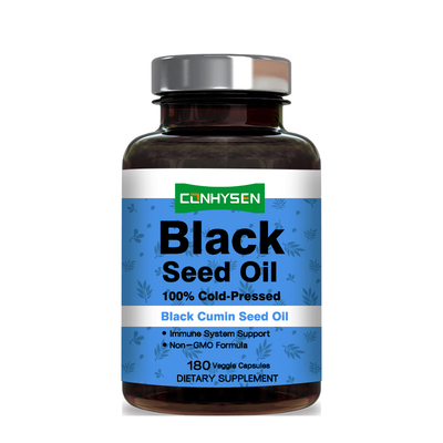 Capsule di olio di semi neri 500 mg per il supporto articolare della pelle e dei capelli