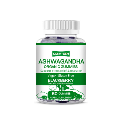 Gommine di Ashwagandha 18 Mesi di Conservazione Integratore per il Sollievo dallo Stress