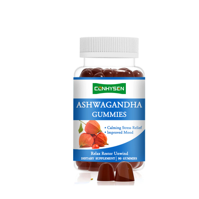 Gommine probiotiche all'ashwagandha con vitamina D2 per memoria e concentrazione