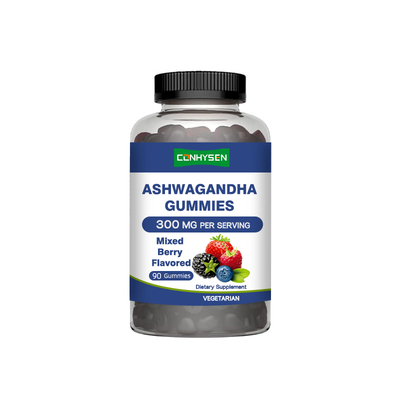 Gommosi di Ashwagandha OEM/ODM per il supporto della stabilità emotiva senza dipendenza
