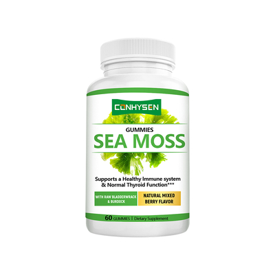 Ingrosso Custom Irish Sea Moss Gummies Supplier Support Pulizia e disintossicazione