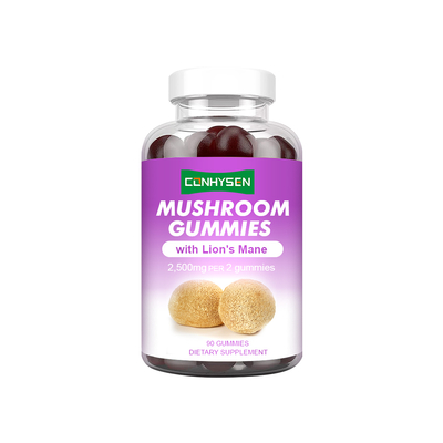 Gommi di funghi 2500mg Potenziare la funzione del metabolismo Produttore Custom