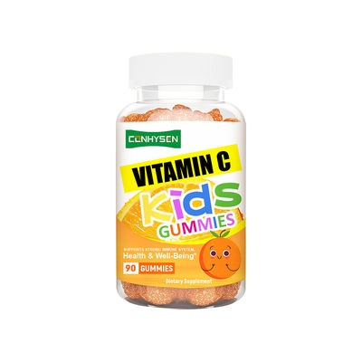 Integratore di Vitamina C in Gommose per Bambini con Etichetta Personalizzata per Rafforzare le Difese Immunitarie