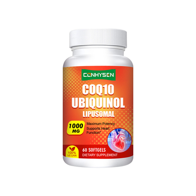 COQ10 Ubiquinolo Softgels 1000mg Supporto alla funzione cardiaca OEM/ODM Custom