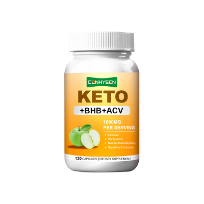 Capsule di keto con BHB ACV 1600 mg di produzione diretta di supporto immunitario
