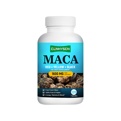 Aumenta l'immunità Regola l'umore Produttore di integratori in capsule di Maca pura al 100%