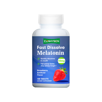 Fast dissolve Melatonina compresse Fornitore Custom per addormentarsi più velocemente
