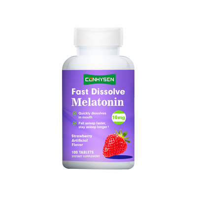 Fabbrica di fornitori 10mg di melatonina Pillole favoriscono il rilassamento dormire più a lungo