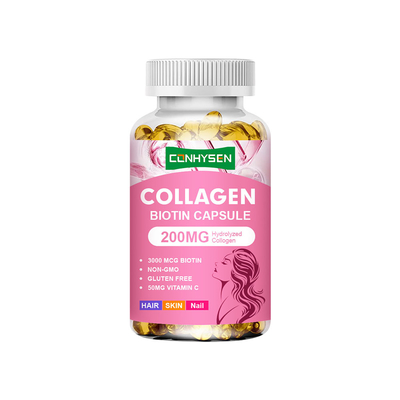 200mg Capsule di Collagene Premium Personalizzate per Unghie Forti e Pelle Radiosa Fornitore