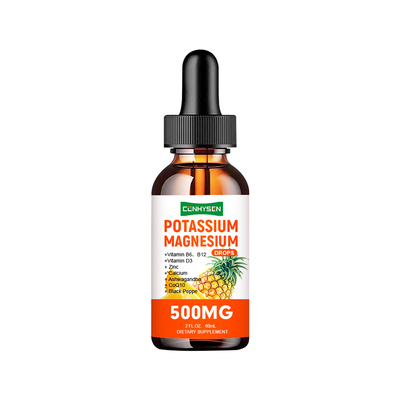 Fabbrica di fornitori gocce liquide di potassio magnesio favoriscono il rilassamento muscolare
