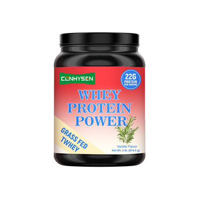 Proteine del siero di latte Potenza Erba alimentata Tri Blend Proteine Supporta la crescita muscolare Ingrosso Custom