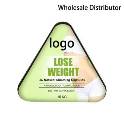 Capsule Dimagranti Scatola di Ferro Supporto Controllo dell'Appetito Aumento di Energia Pulita Vendita Calda