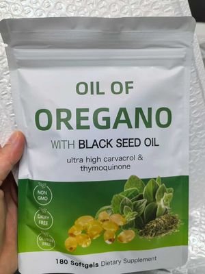 Immune antioxidant support Oil of Oregano with Black Seed Oil Softgels Wholesale Price