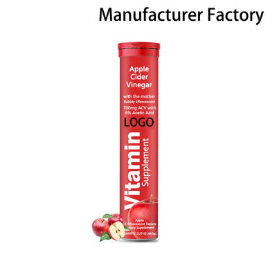 Vendita all'ingrosso in fabbrica di compresse effervescenti di aceto di sidro di mele per la gestione del peso